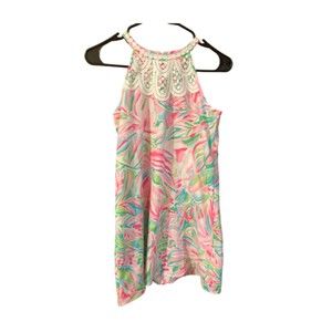 Lilly Pulitzer Girls Mini Pearl Shift  'Croc My World'  size 14